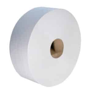 Toilettenpapier, Großrolle (Jumbo), 2-lagig, weiß (6 Rollen)